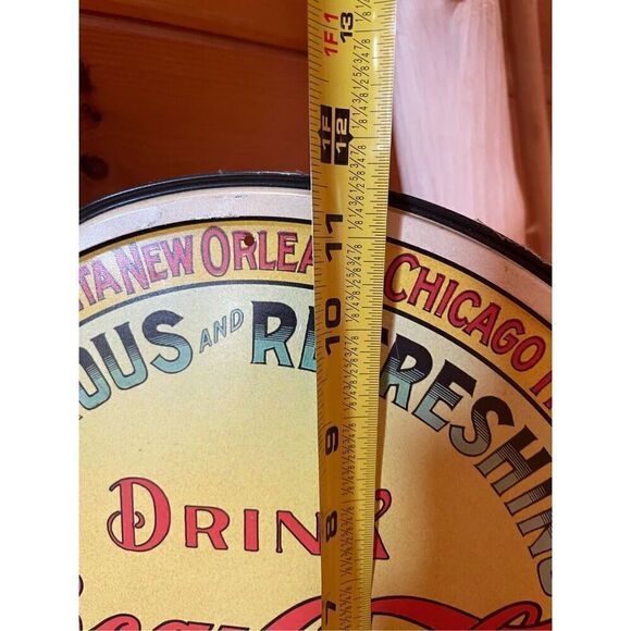 Retro Coca-Cola Tin Sign Keg Label - Picture 2 of 4